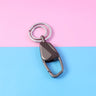 Premium Heavy Duty Metal Key Holder With Locking Carabiner Clip (1 Pc)
