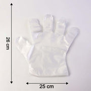 Disposable Clear Gloves 50 Pc Pack thumbnail 2
