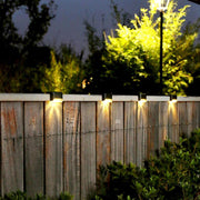9412 Solar Decorative Lights Waterproof Durable Garden Atmosphere Lights Stair Lights Railing Lights Step Steps Lights For Outdoor Patio Courtyard Stair Step Fence Patio Stairsyard Garden Pathway ( 4 Pc Set) thumbnail 6