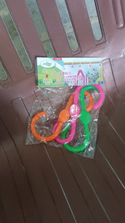 S Shape Plastic Hooks Hanger For Hanging Cloth (3 Pcs Set) thumbnail 6