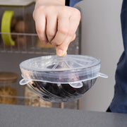 Reusable Stretchable Food Cover Set (6 Pc) thumbnail 5
