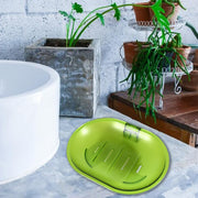 17515 Plastic Soap Dish Holder For Bathroom Shower Wall Mounted Self Adhesive Soap Holder Saver Tray-plastic Sponge Holder For Kitchen Storage Rack Soap Box Bathroom thumbnail 3