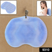 9310 Silicone Bath Massage Cushion With Suction Cup Shower Foot Scubber Brush Foot Bath Mat Scrubber Anti-slip Exfoliating Dead Skin Massage Pad Lazy Wash Feet Bathroom Mat thumbnail 5
