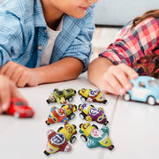Mini Pull Back Car  Aeroplane Pvc Plastic Pull Back Car Cartoon Toys (12 Pcs Set) thumbnail 1