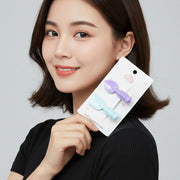 Cute Mini Spade  Leaf Shape Hair Clip Set (2 Pc) thumbnail 2