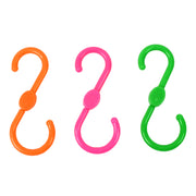 S Shape Plastic Hooks Hanger For Hanging Cloth (3 Pcs Set) thumbnail 4