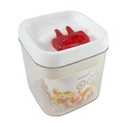 Airtight Storage Container With Red Lid (1 Pc) thumbnail 3