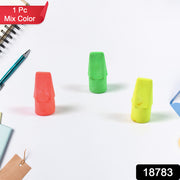 Pencil Top Eraser Rubber Erasers (1 Pc  Mix Colour  Design) thumbnail 5