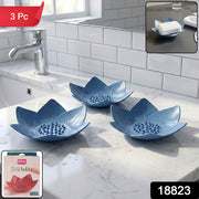 Supermom 3-piece Lotus Blossom Design Soap Holder Set thumbnail 7