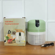 Mini Electric Food Processor  Vegetable Chopper Garlic Chopper  Machine  (250 Ml) thumbnail 6