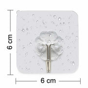 1689 Multipurpose Strong Small Stainless Steel Adhesive Wall Hooks thumbnail 6