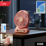 Portable Usb Rechargeable Desk Fan (1 Pc) thumbnail 7