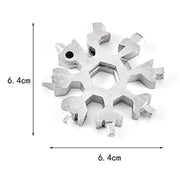 1787 Snowflake Multi-tool Stainless Steel Snowflake Bottle Opener thumbnail 4