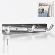 Stainless Steel Wall Mounted Coat 3 Hook Rack (14x3  1 Pc) thumbnail 1