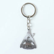 Premium Metal Lord Shiva Trishul Design Keychain 1 Pc thumbnail 3