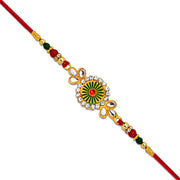 Traditional Floral Design Rakhi thumbnail 2