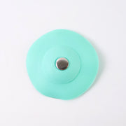 Creative 2-in-1 Light Green Silicone Sewer Sink Sealer Cover Drainer (Multicolour) thumbnail 2