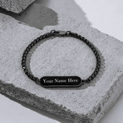 Black Bracelet Rakhi Gift Bracelet (1 Pc) thumbnail 3
