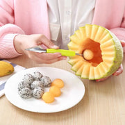 7031 Multifunctional Stainless Steel Fruit Vegetable Pattern Carving Knife Peeler Corer Spherical Dig Ball Scoop Garnishing Dig Ball Spoon Kit. thumbnail 3