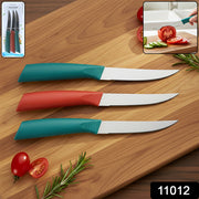 Multipurpose Stainless Steel Fruit Knife Set Of 3 thumbnail 7