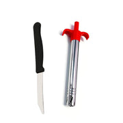 2158 Stainless Steel Electronic Gas Lighter And Knife (2 In 1) thumbnail 5
