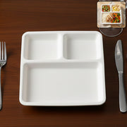 Plastic 3-compartment Plate For Meal Serving thumbnail 6
