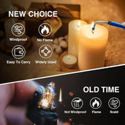 Metal Rechargeable Electric Arc Lighter With Flexible Neck (1 Pc) thumbnail 5
