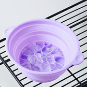 Multipurpose Folding Silicone Facial Ice Bath Bowl thumbnail 5