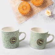 8227 Alpino Ceramic Tea  Cups Set With Plastic Serving 2 Compartment Platter Milk Cup  Mug Coffee Cup Tea Cup Bpa Free Food Grade Or Outdoor For Household Gift For Birthday (3 Pcs Set) thumbnail 5