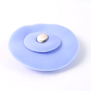 Creative 2-in-1 Blue Silicone Sewer Sink Sealer Cover Drainer (Multicolour  1 Pc) thumbnail 3