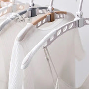 0279 Portable Folding 360 Degree Rotating Clothes Hangers Travel Foldable  Adjustable Accessories Foldable Clothes Hangers Drying Rack For Travel (1 Pc) thumbnail 4