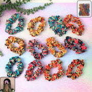 Set Of 12 Stylish Printed Fabric Hairband thumbnail 6