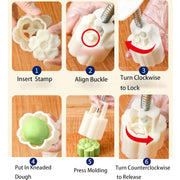Mooncake Press Mold With 4 Stamps Set thumbnail 5