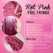 Decorative Foil Fringe Curtain For Birthday  Party Decoration thumbnail 1