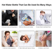 6504 Doremon Small Hot Water Bag With Cover For Pain Relief Neck Shoulder Pain And Hand Feet Warmer Menstrual Cramps. thumbnail 4