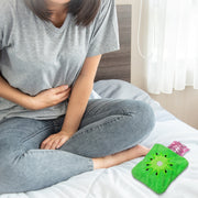 6521 Green Sun Small Hot Water Bag With Cover For Pain Relief Neck Shoulder Pain And Hand Feet Warmer Menstrual Cramps. thumbnail 3