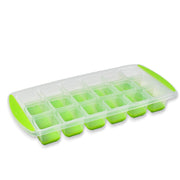 7169  18 Cavity Pop Up Ice Cube Tray Easy Release Flexible Silicone Bottom Ice Tray  Stackable Ice Tray 100 Bpa Free Food Grade For Freezer thumbnail 2