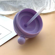 8419 Baby Drinking Cup With Straw And Lid Water Whale Spray Fountain Sippy Cup Bottles Childrens Pot Toddler Tumbler Mug Spill Proofbirthday Party Gift Drinking Cup (1 Pc) thumbnail 4