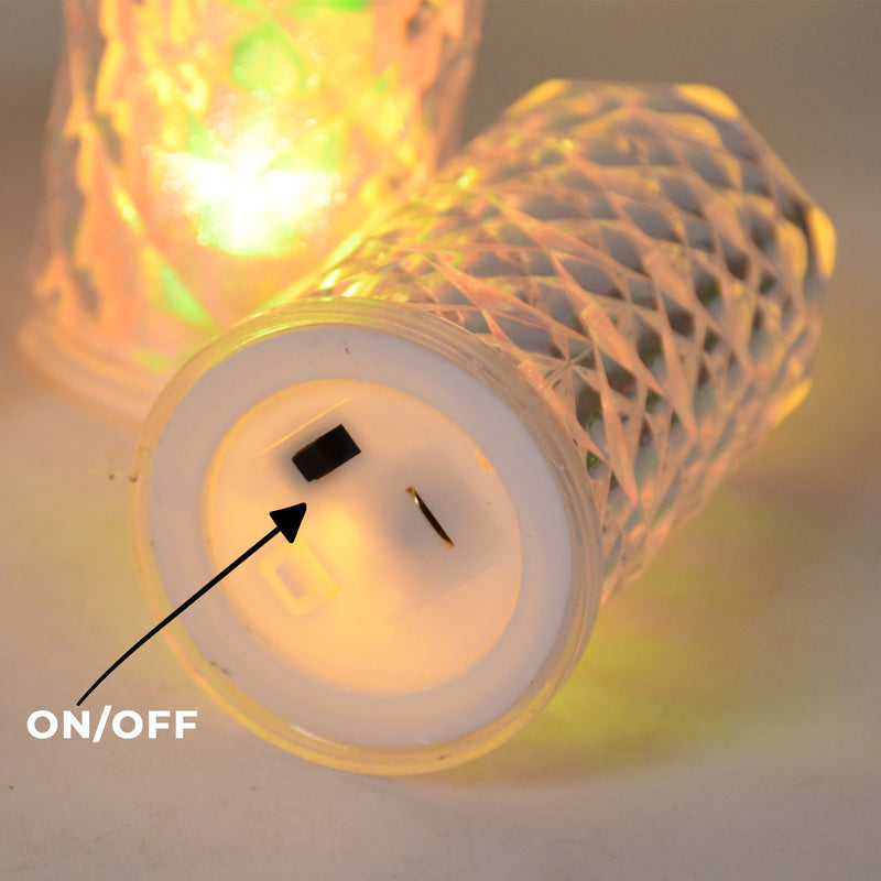 Led Flameless Decorative Candle Lights (3 Pc  Set)