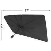 0519 Windshield Umbrella Sun Shade Cover Visor Sunshades Reviews Automotive Front Sunshade Fits Foldable Windshield Brella Various Heat Insulation Shield For Car thumbnail 6
