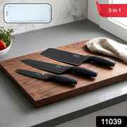 3-in-1 Professional Kitchen Knife Set (3 Pc Set) thumbnail 7