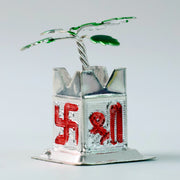 Tulsi Plant Miniature Idol With Mandir Kalash Base - (1 Pc) thumbnail 2