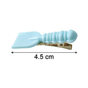 Cute Mini Spade  Leaf Shape Hair Clip Set (2 Pc) thumbnail 4