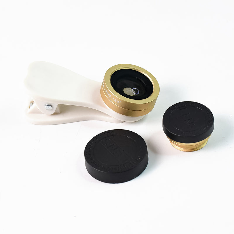 Universal Clip-on Mobile Camera Lens Kit (1 Set)