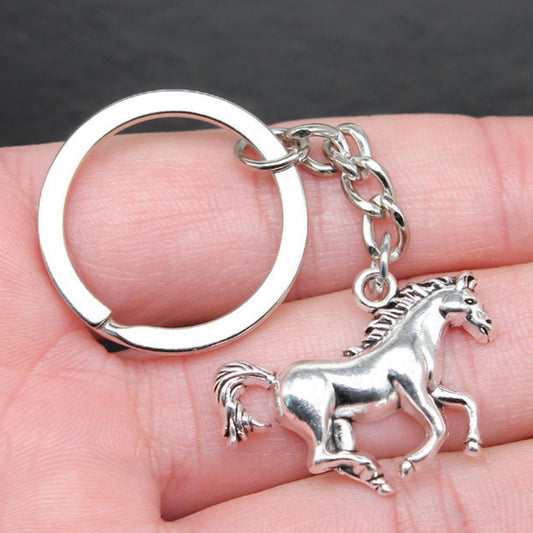 Premium Metallic Horse Shape Keychain (1 Pc)