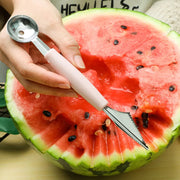 7031 Multifunctional Stainless Steel Fruit Vegetable Pattern Carving Knife Peeler Corer Spherical Dig Ball Scoop Garnishing Dig Ball Spoon Kit. thumbnail 1