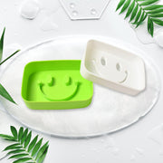 14500 Portable Travel Home Box Cute Cartoons Smile Face Container Draining Holder Soap Dish thumbnail 2