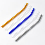 Reusable Glass Straws Clear Glass Drinking Straw (5 Pcs Set) thumbnail 3