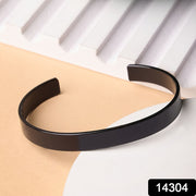 Stylish Black-plated Stainless-steel Kada (1 Pc) thumbnail 5