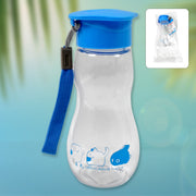 Transparent Travel Portable Water Bottle With Carry Straps (280 Ml  1 Pc) thumbnail 1